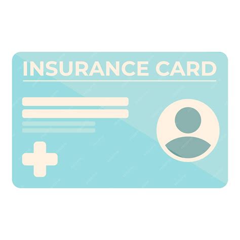 Premium Vector | Insurance card icon cartoon vector medical health doctor life