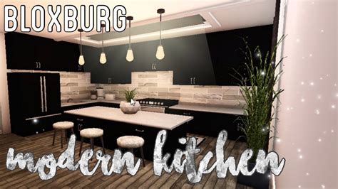 Modern Bloxburg Kitchen $10k || melendezz - YouTube