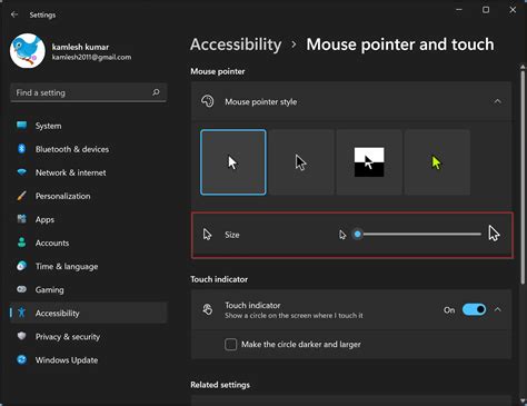 How to Increase Size of Mouse Cursor or Pointer in Windows 11? | Gear Up Windows