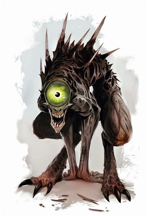 Eye of vecna 2 | Mythical creatures art, Fantasy monster, Creature design