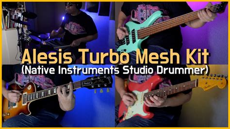 Alesis Turbo Mesh Kit(Sound : Native Instruments Studio Drummer) Sample - YouTube