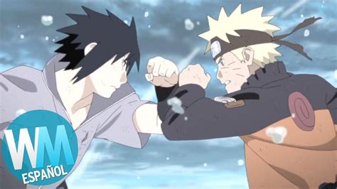 ¡Top 10 ESCENAS de PELEA de NARUTO SHIPPUDEN! - YouTube