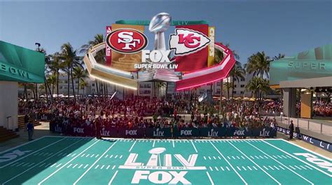 Fox Sports Super Bowl LIV Motion Graphics and Broadcast Design Gallery