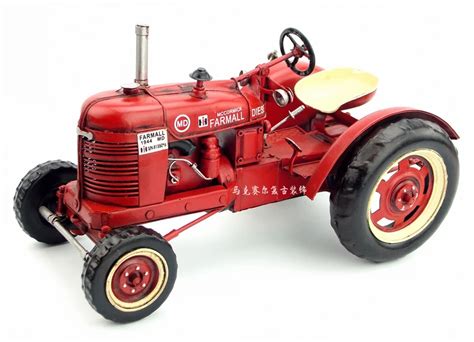 Vintage tractor model iron ornaments Home Furnishing jewelry retro soft ...