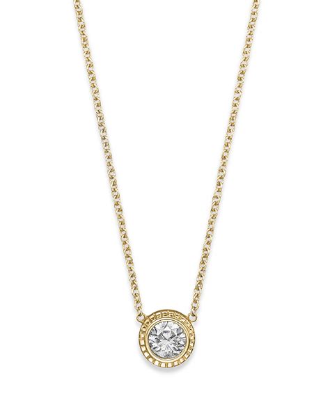 Diamond Pendant Necklace in 14K Yellow Gold, .25 ct. t.w. | Bloomingdale's