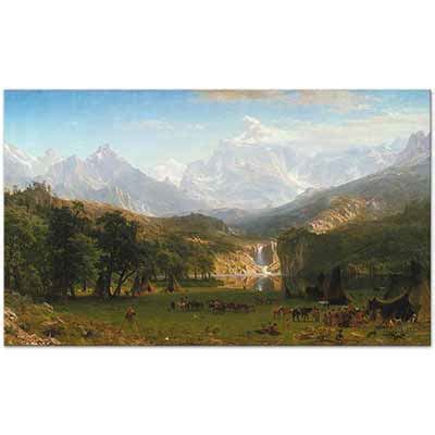 Albert Bierstadt The Rocky Mountains | Kalligone