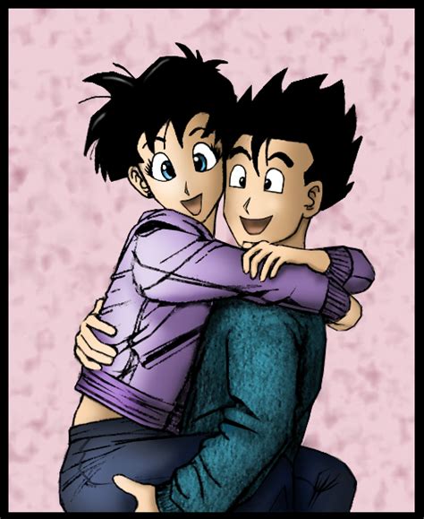 Gohan and Videl - updated by sora26 on DeviantArt