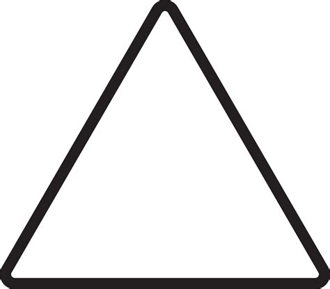 triangle shape arrow black outline icon design graphic symble element ...