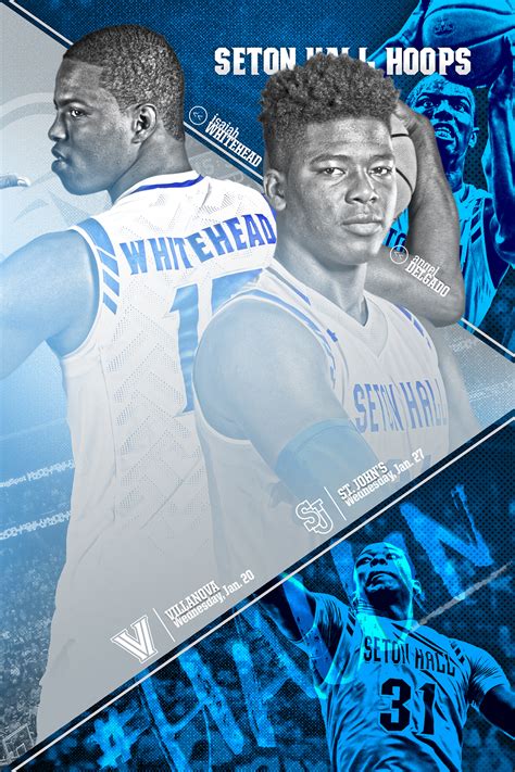 Seton Hall Basketball Program Covers on Behance