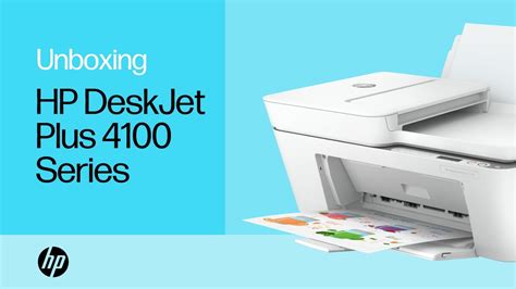 HP DeskJet Plus 4100 printers - First time printer setup | HP® Support