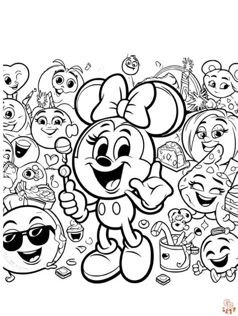 Get Creative with Free Printable Emoji Coloring Pages | GBcoloring