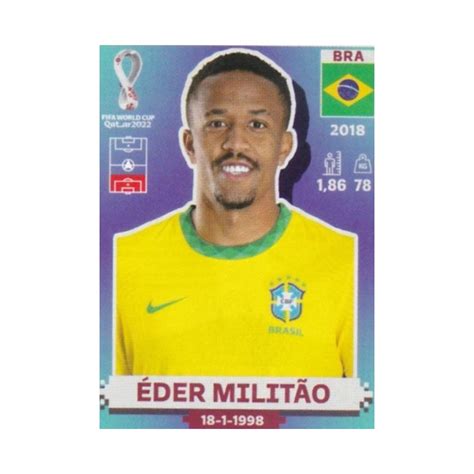 Buy Soccer Stickers Éder Militão Brazil Panini World Cup 2022 Qatar