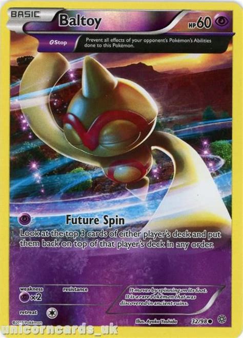 Baltoy 32/98 :: Ancient Origins :: Reverse Holo Mint Pokemon Card:: Unicorn Cards - YuGiOh ...