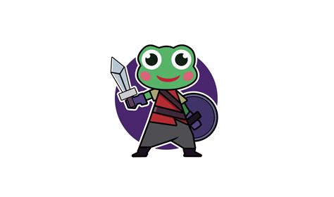 Frog warrior illustration design 9670956 Vector Art at Vecteezy