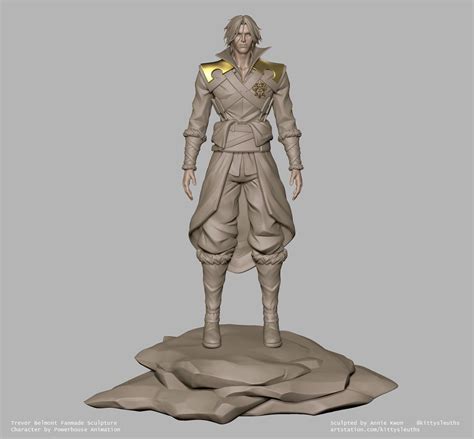 ArtStation - Trevor Belmont Fanart Hi-Poly, Annie Kwon | Trevor belmont ...