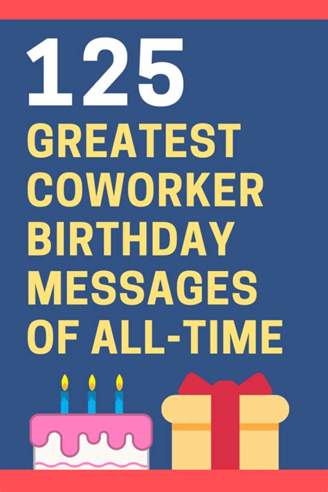 125 Inspiring Birthday Wishes for a Coworker or Colleague ...