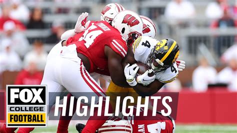 Iowa Hawkeyes vs. Wisconsin Badgers Highlights | CFB on FOX - YouTube