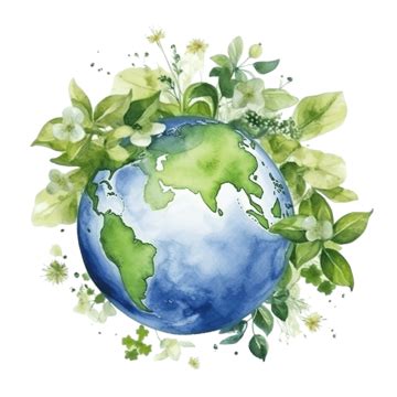 Watercolor Painting About Earth Day, Earth, Day, Nature PNG Transparent ...