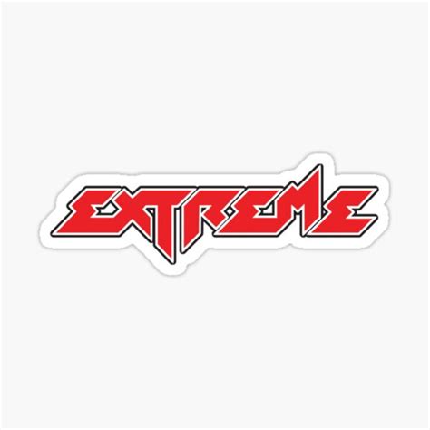 "extreme band logo Classic T-Shirt" Sticker for Sale by BessieWeissnat ...