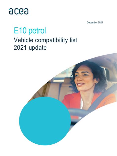 E10 Petrol Fuel-Vehicle Compatibility List-2021 Update | PDF | Gasoline ...