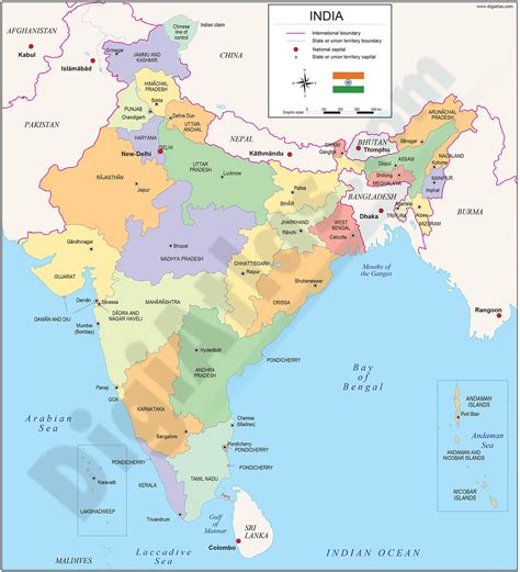 Mapa de india