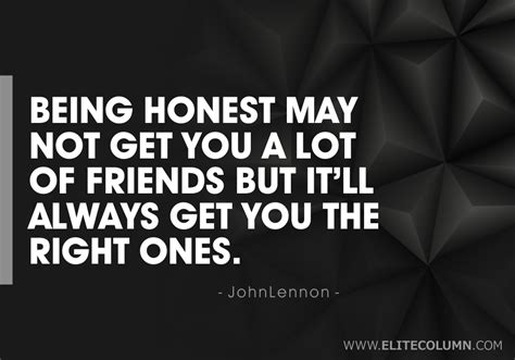 50 Honesty Quotes That Will Inspire You (2023) | EliteColumn