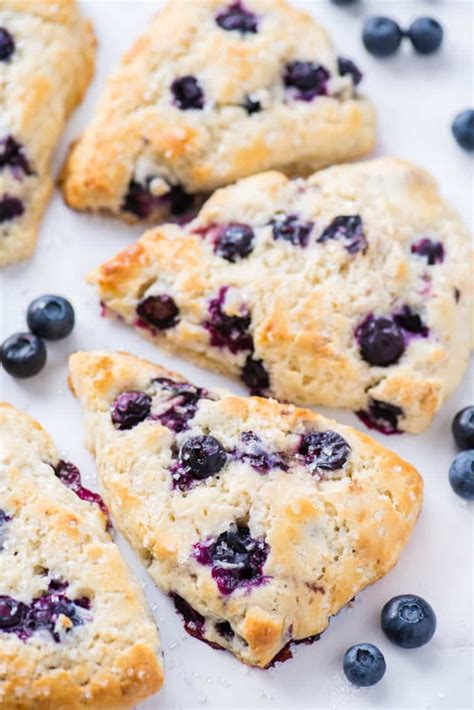 Blueberry Scones with Buttermilk - The First Year