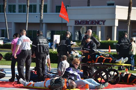 In Mass-Casualty Simulation, Flagler First Responders and Hospital Test Their Capabilities