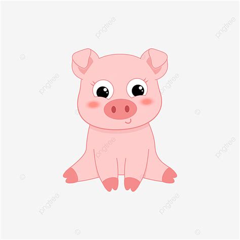 Three Little Pigs Vector Hd PNG Images, Cute Little Pig Clipart Cartoon Elements Pig Clipart ...