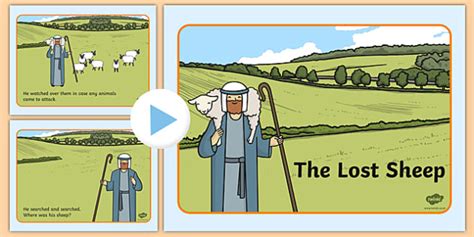 Bible story PPT for kids | The Lost Sheep Story PowerPoint