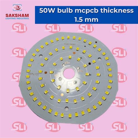 B22 SL1. 50 Watt LED Bulb MCPCB, For Indoor, Aluminium at Rs 46/piece in New Delhi