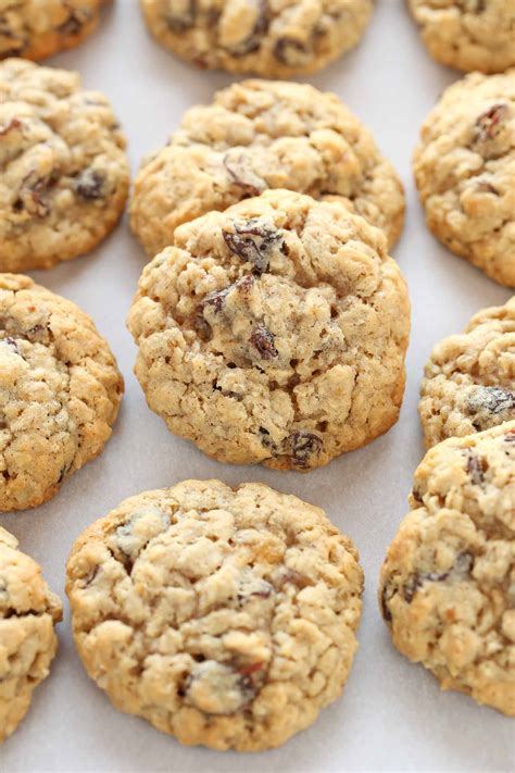 Soft and Chewy Oatmeal Raisin Cookies