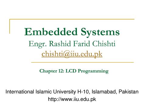 SOLUTION: Ch12 lcd programming - Studypool