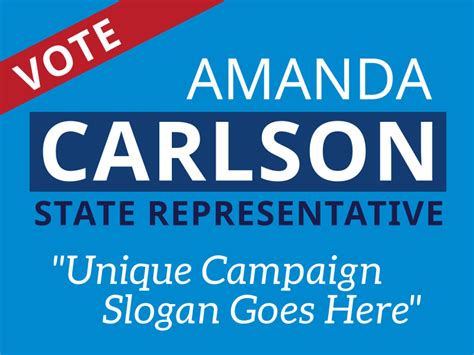 Campaign Vote Yard Sign Template | MyCreativeShop