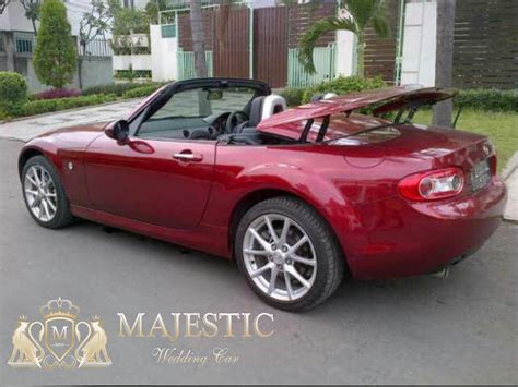 Mazda Miata Convertible by Majestic Wedding Car | Bridestory.com