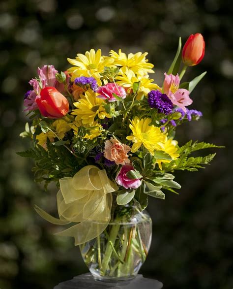 Beautiful Summer Bouquet of Flowers Stock Image - Image of glass, array: 28625509