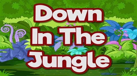 Down In The Jungle | Word Family Song | Language Development | Jack ...