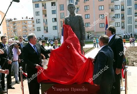 Statue Gavrilo Princip Unveiled During Ceremony Editorial Stock Photo ...