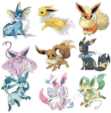 Awesome eevee mega evolutions (fan art) | Pokemon eeveelutions, Pokemon eevee, Pokemon eevee ...