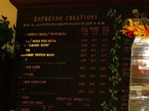 Menu at Higher Grounds Coffee Shoppe cafe, Boone