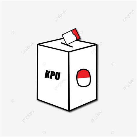 Kpu Ballot Box Vector, Kpu, Ballot Box, Voice Box PNG and Vector with Transparent Background for ...