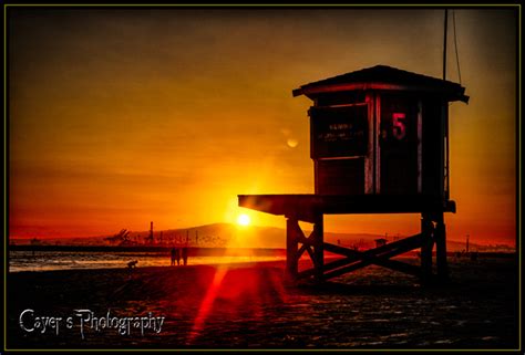 "Cayer's Sports Action Photography": Seal Beach Sunset