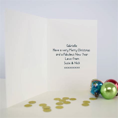 Personalised Couples Christmas Card By Merry Mo Mo