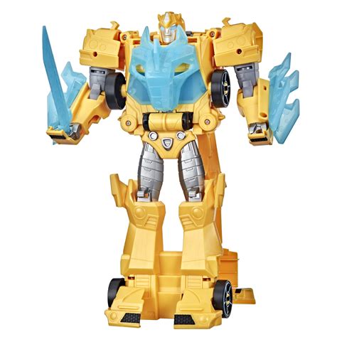 Transformers Toys Bumblebee Cyberverse Adventures Dinobots Unite Roll N? Change Bumblebee Push ...