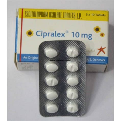 Cipralex 10mg | Order Cipralex 10mg From TNMEDS.com | View Uses , Reviews , Composition , about ...