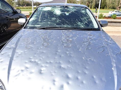 Canberra, Sydney hailstorm: Pictures show damaged cars, homes | Herald Sun