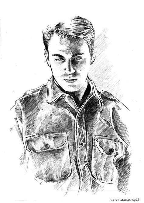 Chris Evans as Captain America | Dessins marvel, Captain america, Héros ...