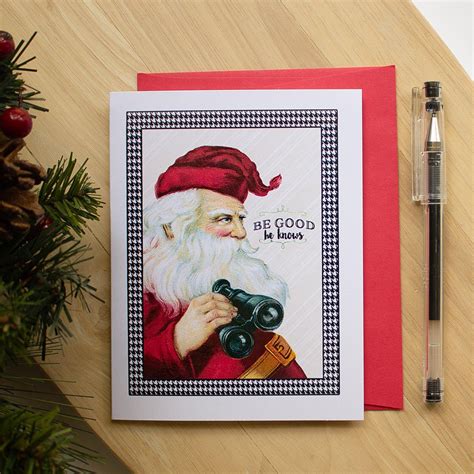 Funny Santa Claus Christmas Greeting Card - Sunshine and Ravioli