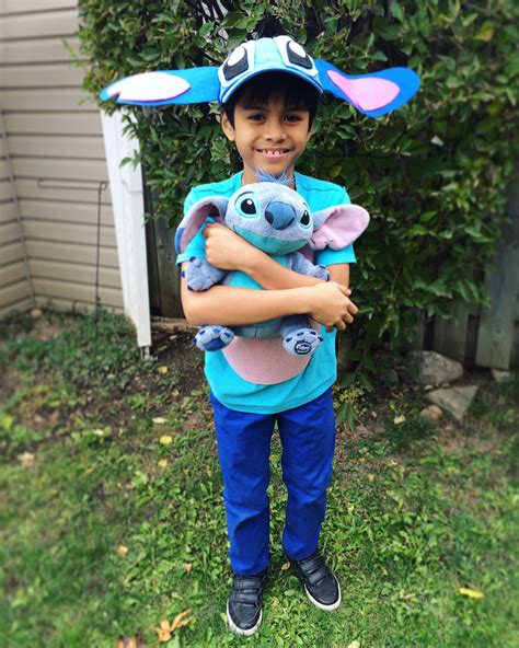 DIY stitch costume | Diy halloween costumes, Stitch costume, Halloween diy