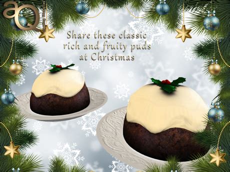 Second Life Marketplace - aQ mini Christmas puddings